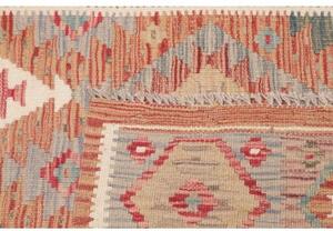Tappeto Kilim Geometrico Terracotta Beige 104x150 Cm
