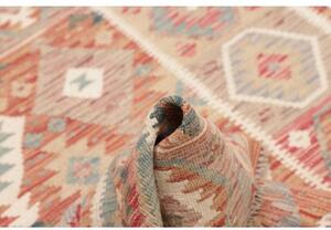 Tappeto Kilim Geometrico Terracotta Beige 104x150 Cm
