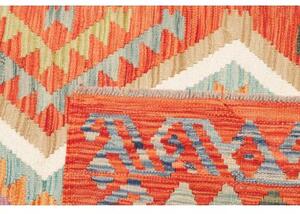 Tappeto Kilim Geometrico Arancione Multicolore 105x151 Cm