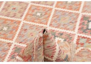 Tappeto Kilim Geometrico Terracotta Beige 125x181 Cm