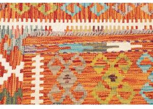 Tappeto Kilim Geometrico Ruggine Avorio 101x154 Cm