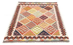 Tappeto Kilim Geometrico Becco Di Mattone Blu Scuro 107x151 Cm