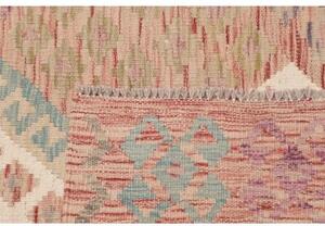 Tappeto Kilim Geometrico Rosa Antico Beige 98x142 Cm