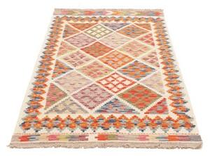 Tappeto Kilim Geometrico Avorio Multicolore 95x157 Cm