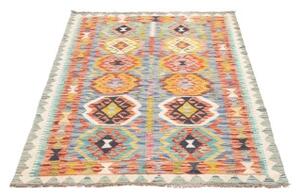 Tappeto Kilim Geometrico Azzurro Multicolore 103x151 Cm