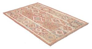 Tappeto Kilim Geometrico Terracotta Beige 103x153 Cm