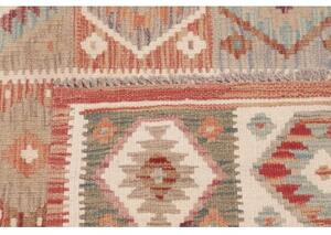 Tappeto Kilim Geometrico Terracotta Beige 102x146 Cm