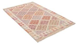 Tappeto Kilim Geometrico Beige Terracotta 99x157 Cm