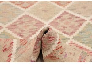 Tappeto Kilim Geometrico Beige Rosa Antico 103x149 Cm