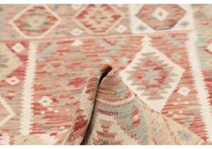 Tappeto Kilim Geometrico Terracotta Beige 103x153 Cm