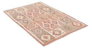 Tappeto Kilim Geometrico Terracotta Beige 102x146 Cm