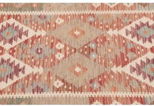 Tappeto Kilim Geometrico Terracotta Beige 102x146 Cm