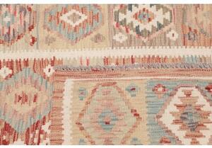 Tappeto Kilim Geometrico Terracotta Beige 103x153 Cm