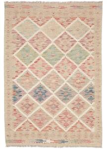 Tappeto Kilim Geometrico Beige Rosa Antico 103x149 Cm