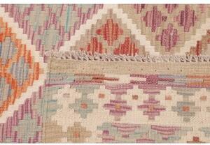 Tappeto Kilim Geometrico Beige Terracotta 99x157 Cm