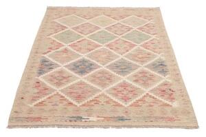 Tappeto Kilim Geometrico Beige Rosa Antico 103x149 Cm