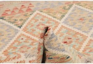 Tappeto Kilim Geometrico Beige Rosa 103x163 Cm