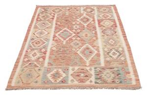 Tappeto Kilim Geometrico Terracotta Beige 103x153 Cm
