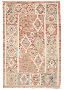 Tappeto Kilim Geometrico Terracotta Beige 103x153 Cm