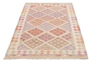 Tappeto Kilim Geometrico Beige Terracotta 99x157 Cm