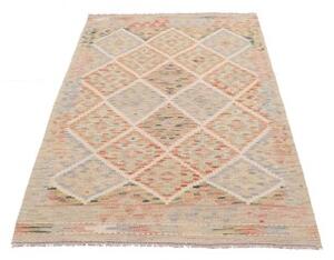 Tappeto Kilim Geometrico Beige Rosa 103x163 Cm