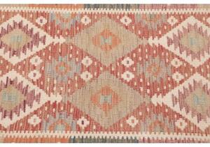 Tappeto Kilim Geometrico Terracotta Beige 106x148 Cm