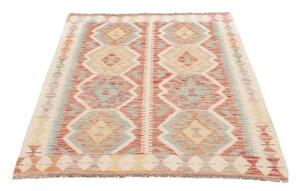 Tappeto Kilim Geometrico Becco Di Mattone Celeste 100x141 Cm