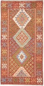 Tappeto Kilim Geometrico Ruggine Multicolore 100x194 Cm