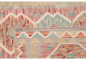 Tappeto Kilim Geometrico Rosa Azzurro 98x138 Cm