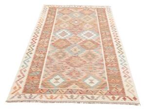 Tappeto Kilim Geometrico Ruggine Beige 104x184 Cm
