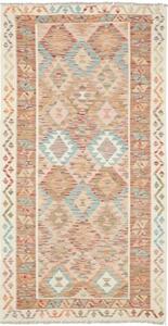 Tappeto Kilim Geometrico Ruggine Beige 104x184 Cm