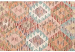 Tappeto Kilim Geometrico Ruggine Beige 104x184 Cm