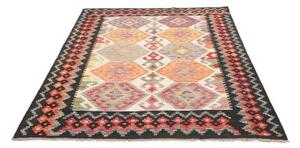 Tappeto Kilim Stilizzato Multicolore 164x186 Cm
