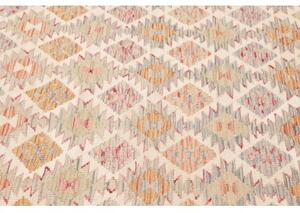 Tappeto Kilim Geometrico Beige Ocra 153x196 Cm