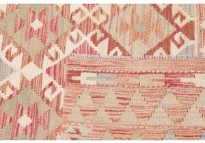 Tappeto Kilim Geometrico Rosso Mattone Beige 153x205 Cm
