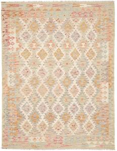 Tappeto Kilim Geometrico Beige Ocra 153x196 Cm