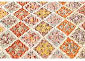 Tappeto Kilim Geometrico Multicolore 152x201 Cm