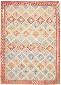 Tappeto Kilim Geometrico Becco Di Mattone Beige 183x257 Cm