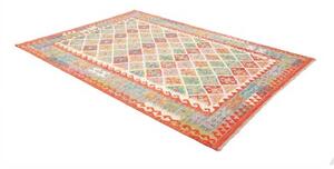 Tappeto Kilim Geometrico Multicolore 170x246 Cm