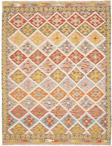 Tappeto Kilim Geometrico Multicolore 152x201 Cm