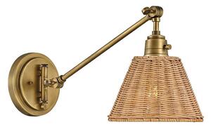 Hinkley HK-ARTI-1W-HB-NR Faretto da parete ARTI 1xE27/60W/230V, finitura oro/marrone