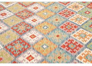 Tappeto Kilim Geometrico Multicolore 172x244 Cm