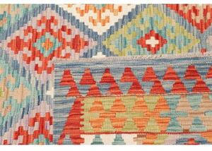 Tappeto Kilim Geometrico Multicolore 172x244 Cm