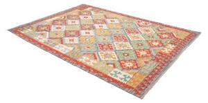Tappeto Kilim Geometrico Multicolore 172x244 Cm