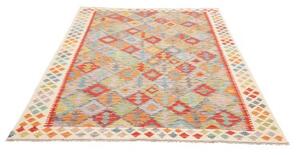 Tappeto Kilim Geometrico Multicolore 172x238 Cm