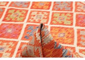 Tappeto Kilim Geometrico Ruggine Multicolore 209x291 Cm