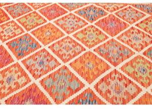 Tappeto Kilim Geometrico Ruggine Multicolore 209x291 Cm