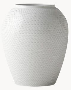 Vaso in porcellana fatto a mano Rhombe, alt. 25 cm