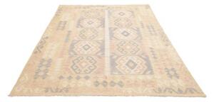 Tappeto Kilim Geometrico Beige Grigio 178x239 Cm