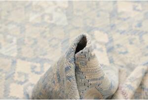 Tappeto Kilim Stilizzato Azzurro Avorio 181x252 Cm